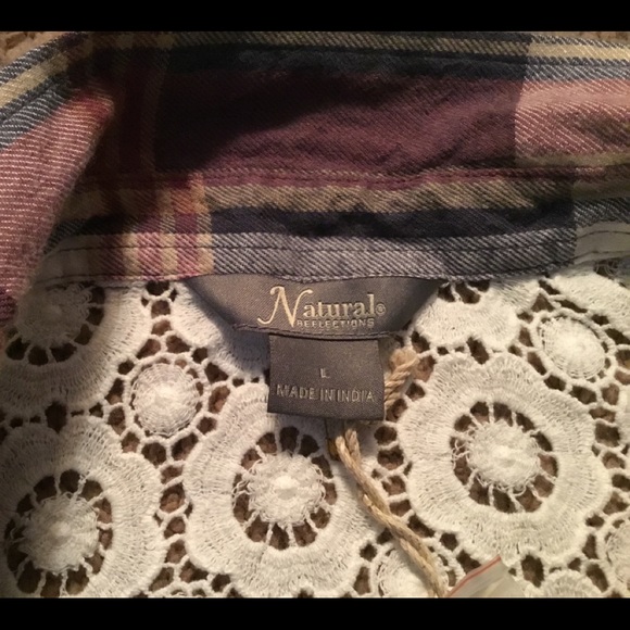 Natural Reflections large ombré plaid - Picture 4 of 7